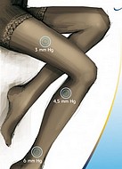 Pantyhose with shaping design